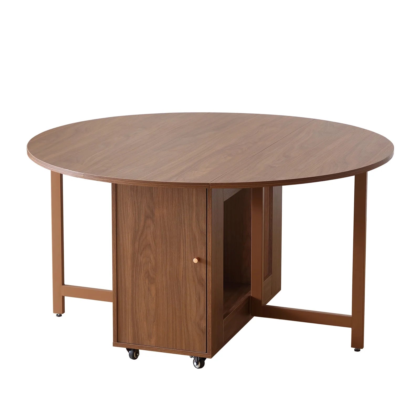 Table à manger ronde pliante avec chaises – Ensemble multifonction design tendance pour salon et salle à manger