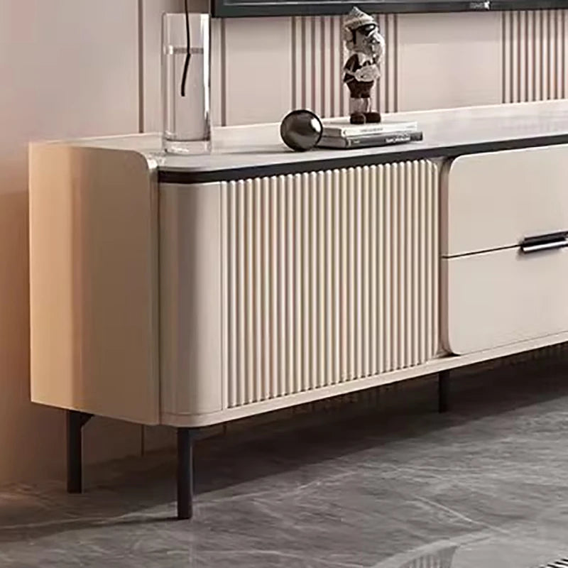 Meuble TV style européen luxe – Console TV élégante et raffinée pour salon haut de gamme