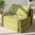 Fauteuil-lit pliant 4-en-1 – Mousse haute densité, canapé sol multifonction pour salon et chambre