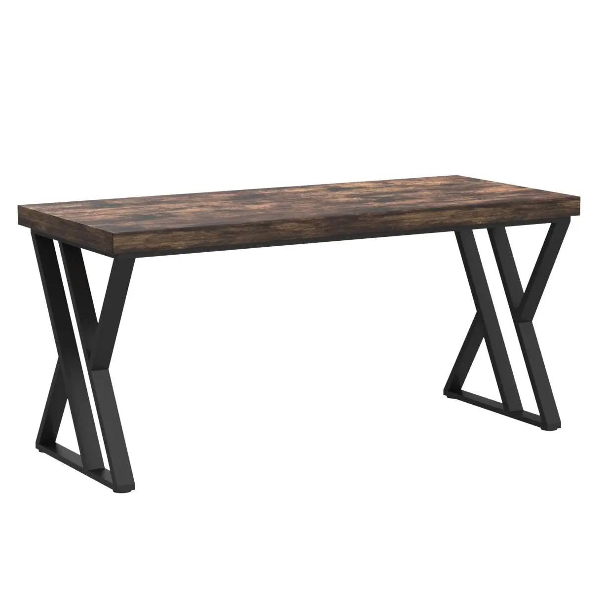 Bureau informatique Tribesigns 140 cm – Bureau d'étude robuste avec pieds en Z, style moderne
