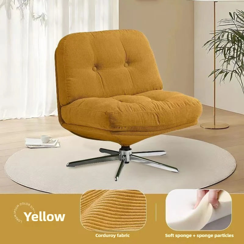 Fauteuil paresseux rotatif et réglable – Canapé individuel pour balcon, salon et chambre