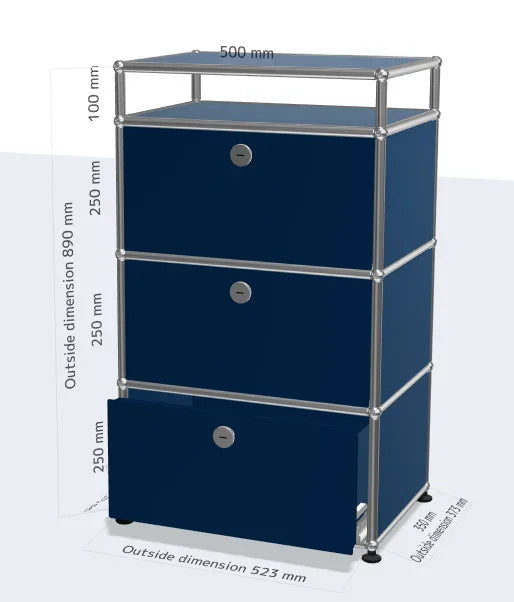Meuble TV d'angle en métal avec rangement – Armoire d'exposition pour salon