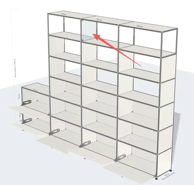 Meuble TV d'angle en métal avec rangement – Armoire d'exposition pour salon