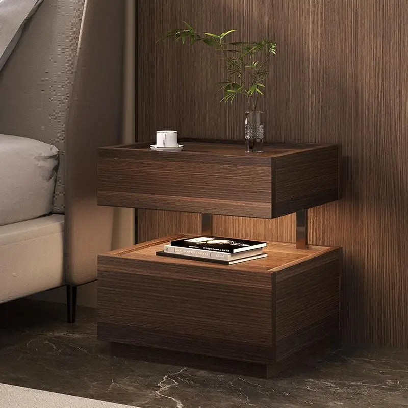Table de chevet style européen classique – Rangement luxe, design moderne pour chambre