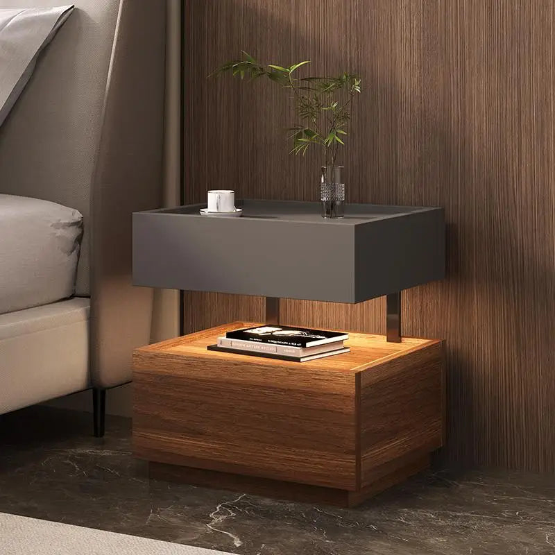 Table de chevet style européen classique – Rangement luxe, design moderne pour chambre