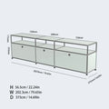 Meuble TV d'angle modulaire en métal – Armoire d'exposition DIY pour salon